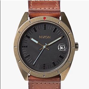 Nixon Men’s Leather Watch